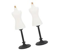 OFFSCH 12 Scale White Sewing Doll Clothes Display Stand Accessories for Dollhouses and Outfits