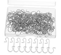 OFFSCH 120 Pcs Metal S-Shaped Ornament Hooks for Christmas Tree Decorations Sturdy Hangers for Balls Lanterns Boxes Flexible Yet Secure Holiday Hanging Accessories
