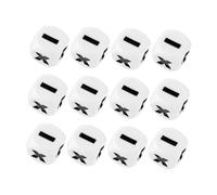 OFFSCH 12pcs Creative Math Sign Teaching Dice for Educational Arithmetic Learning Props Classroom and Home Use Fun