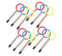 OFFSCH 12pcs Detachable Safety Leash Walking Rope with Round Handles Safety Wrist Strap for Outdoor Kindergarten Classroom Queue Management