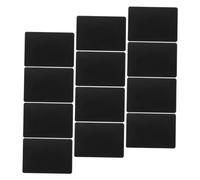 OFFSCH 12pcs Erasable Price Tag Labels for Supermarket Retail Display Mini Chalkboard Signs for Advertising Wire Shelving and Pricing Updates