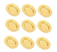 OFFSCH 12pcs Gold European Style Dessert Trays Small Cake Plates Food Trays for Wedding Party Hotel Snack Display and Photography Props