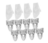 OFFSCH 12pcs Guitar Finger Pick Set Acoustic Electric Thumb Picks for Banjo Ukulele Mandolin Celluloid Material Comfortable Fit for Fingerstyle Playing