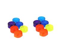 OFFSCH 12pcs Guitar Pedal Cap Toe Guard Footswitch Topper for Guitar Effect Pedal Board Slip Protection Colors Dark Light