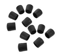 OFFSCH 12pcs Mic Stand Foot Pads for Tube Rubber Protector Caps with Shock Absorption Non-slip Buffer Covers for Microphone and Instrument Accessories Suitable for Recording and Live