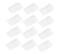 OFFSCH 12PCS PVC Plastic Furniture Shims Wedges for Leveling and Stabilizing Uneven Furniture Legs Adjustable Stackable Blocks for Door Stops and Floor Protection Easy No-Tool