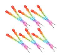 OFFSCH 12pcs Stackable Colored Pencils for Multifunctional Writing Drawing Sketching Reassemble Fun Interchangeable Parts School Party Favors Novelty Cute Multi-color