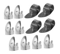 OFFSCH 12pcs Thick Guitar Picks for Acoustic Electric Guitars Cool Slash Style Finger Thumb Picks Accessories