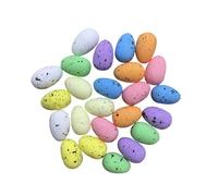 OFFSCH 150 Pcs Artificial Colorful Quail Eggs 1.8cm Mini Bird Egg Props for Easter Decorations and Pretend Play Food Set Random Color