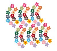 OFFSCH 150pcs Floral Embroidery Patches Sew Applique Flower Embroidered Patches for Clothing Shoes Bags Reinforced Stitching DIY Craft Embellishments