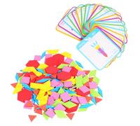 OFFSCH 155pcs Creative Geometry Puzzle Educational Cognitive Board for Early Learning Shapes Matching Game Enhances Fine Motor Skills and Visual-spatial Reasoning