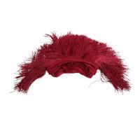 OFFSCH 15cm Dark Red Tassel Fringe Trim 10 Yards Handmade Sewing Curtain Tassel Accessories for DIY Clothing, Halloween Costume, and Home Decoration