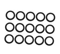 OFFSCH 15pcs Car Sensor Sealing Ring Set Reversing Radar Gasket Sensor Waterproof Ring in Rubber Black Waterproof Dust Protection Replacement