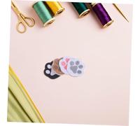 OFFSCH 16pcs Paw Print Patches Embroidered Self-Adhesive Sew Appliques for DIY Clothes Hats Bags Washable Animal Paw Decoration