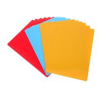 OFFSCH 18pcs Kids Clay Crafting Mat Assorted Color Modeling Clay Pad for Children Plastic Craft Mats & Pads for DIY Arts Toddler Writing Board Pottery Art A4 Size