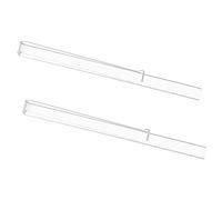 OFFSCH 1pair Clear Acrylic Music Sheet Clips Transparent Page Holders for Easy Reading Viewing Compact Convenient Music Stand Accessories for Musicians