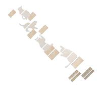 OFFSCH 1pc Lovely Guitar Fingerboard Sticker Fun Fretboard Decal for Diy Guitar Decoration Unique Cat Jumping Design and Easy to Apply for Music Enthusiasts