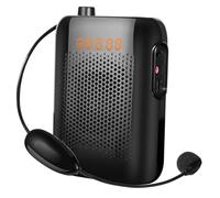OFFSCH 1Pc Portable Voice Amplifier with Wireless Microphone Uhf System for Teachers Tour Guides and Presentations Durable Design for Music Playback and Recording