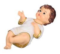 OFFSCH 1pc Saint Resin Adornment Miniature Jesus Statue for Home Office Church Religious Decor Fine Workmanship for Catholics and Christians