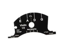 OFFSCH 1pc Violin Bridge Template Black Acrylic Accessory for Accurate String Height and Measurement for Violins