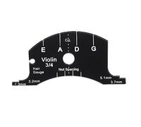 OFFSCH 1pc Violin Bridge Template Black Carbon Fiber Material Practical Violin Bridge Accessory Easy to Use Durable