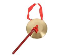 OFFSCH 1set Gong Percussion Instrument Hand Gong with Playing Hammer Sound Quality Design for Parties Events and Activities Ergonomic Handle Included
