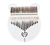 OFFSCH 1set Key Finger Kalimba Piano Bending Shape Design Transparent Easy to Play for Beginners for Music Practice and Coordination Development