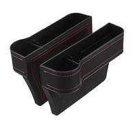 OFFSCH 2 Pcs Car Seat Gap Filler Organizer Fit Crack Storage Box for Console Seat Crevice Blocker Prevents Item Drop Easy Installation Black