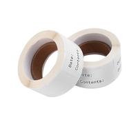 OFFSCH 2 Rolls English Record Date Stickers Kitchen Food Labels DIY Classified Paste for Smooth Surfaces Natural Paper Material Peel and Stick Date Index Notes for Home and Craft Use