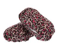 OFFSCH 2 Rolls Leopard Pattern Thick Braided Polyester Yarn for DIY Knitting Cord, Hand Weaving Crochet Yarn Suitable for Blanket, Cushion, Bag Craft Projects