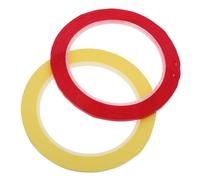 OFFSCH 2 Rolls Violin Cello Fingerboard Tape for Beginners Red Yellow 3mm Fretboard Stickers for Accurate Note Positioning Essential Musician Supply