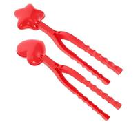 OFFSCH 2 Set Outdoor Maker Clips for Creative Winter Fight with Bright Colors Fun Mold Tools for Snow Mud Play and Bath Bombs and Easy to Use