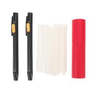 OFFSCH 2 Sets Fabric Pencil: Fabric Markers Sewing Wax Crayons Invisible with Refills for Clear Marking - Heat Erasable Pens for Tailoring and Crafting