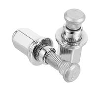 OFFSCH 2 Sets High Strength Steel Wheel Hub Bolt Replacement Kit with Lug Nut Caps for Trucks Cars Heavy Duty Vehicles Construction Prevents Loosening Rough Roads Extends Wheel Nut