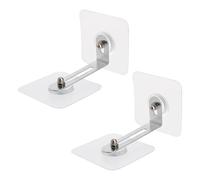 OFFSCH 2 Sets Punch- Anchors Anti-tip Cabinet Locks Safety Anti-Tilting Protectors for Furniture in Environment for Children and Pets Iron and Acrylic Material