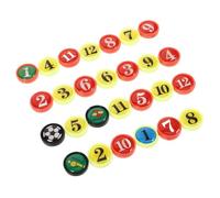 OFFSCH 2 Sets Replacement Soccer Board Magnets Football Training Number Magnets for Tactical Coaching Clipboard Accessories Magnetic for Football Agility Training and Match Use
