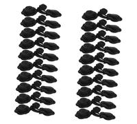 OFFSCH 20 Pairs Chinese Style Decorative Sewing Buttons Classic Rose Nylon Cheongsam Fasteners for DIY Clothing Closure Suitable for Han Suit and Traditional Garments Craft