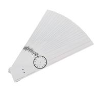 OFFSCH 20 Pcs White Learning Sentences Strip Word Cards Letter Cards Strips Paper Erasable Learning Aid for Teaching and Office Use