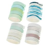 OFFSCH 20 Rolls Japanese Washi Tape with Ink Line Qinglu Patterns for Scrapbooking Journals Planners DIY Decorative Masking Tape Craft Supplies
