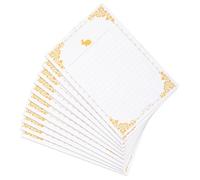 OFFSCH 20 Sheets Retro Letter Papers Vintage Writing Stationery with Lined Paper for Greeting Cards Invitations for Party Supplies and Personal Messages