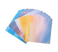 OFFSCH 200 Sheets Double-Sided Colorful Origami Paper for DIY Crafts Square Folding Handcraft Paper for Kindergarten School Scrapbooking and Painting Projects