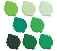 OFFSCH 200pcs Green Leaf Cutouts Paperboard with Writable Surface and Sturdy Material for Bulletin Board and Wedding Paper Leaves DIY Crafts Classroom Decorations