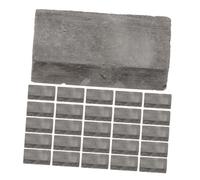 OFFSCH 200Pcs Miniature Bricks for Landscaping Scale Tiny Model Wall Blocks with Realistic Brick Texture Sustainable Materials for Dollhouse Garden DIY Miniature Building Kits