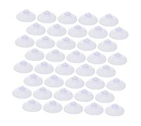 OFFSCH 200pcs Small Suction Cups Strong Suction Holder Pads for Glass Tabletops Windows Reusable Collision Sucker Pads for Home Organization