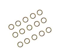 OFFSCH 200pcs Stainless Steel Open Jump Rings for Key Chains and Jewelry DIY Metal Circles for Craft Projects Bracelets Necklaces and Lanyards