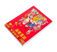 OFFSCH 2026 Chinese Lunar Wall Calendar Year of the Horse Hanging Zodiac Calendar Medium Size 16K Daily Tear-Off Feng Shui for New Year and Festive Decoration Random Color Random Color