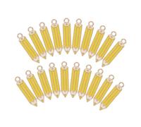 OFFSCH 20pcs Alloy Pencil Charms for Jewelry Making Colored Pencil Pendants for Crafting Necklaces Bracelets Earrings DIY Accessories