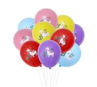 OFFSCH 20pcs Alpaca Cactus Latex Balloons Wild One Birthday Decorations Blue Pastel Balloons for Party Decorations