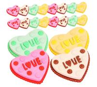 OFFSCH 20Pcs Creative Cake Shaped Erasers Small Detachable Erasers for Boys Safe Non Toxic School Supplies Party Favors for Classroom and Home Teaching