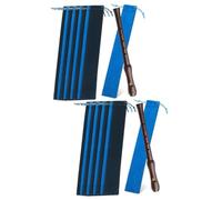 OFFSCH 20pcs Flute Case for Soprano Recorder and Piccolo Flute Soft Velvet Storage Pouch for Musical Instruments for Music Bags